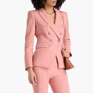 Veronica Beard Miller Dickey Jacket Blazer Rosebloom 14‎ Tweed